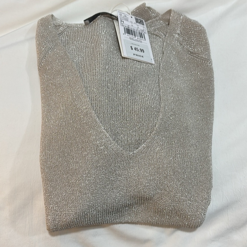 Mango - Long sleeve v neck top